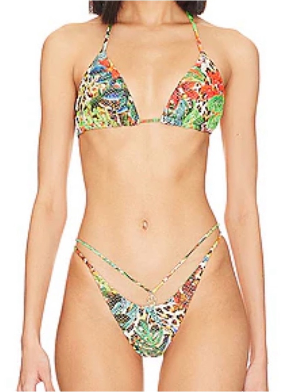 Worn 1x- Luli Fama Lush Horizons bikini set